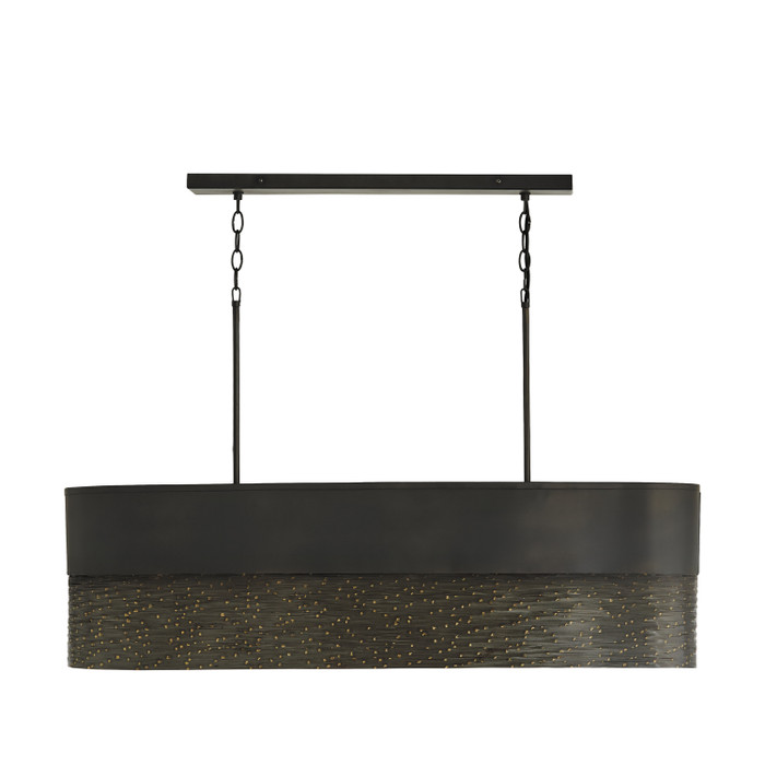 Capital Lighting CAP-835151 Sana Urban / Industrial 5-Light-Linear Chandelier