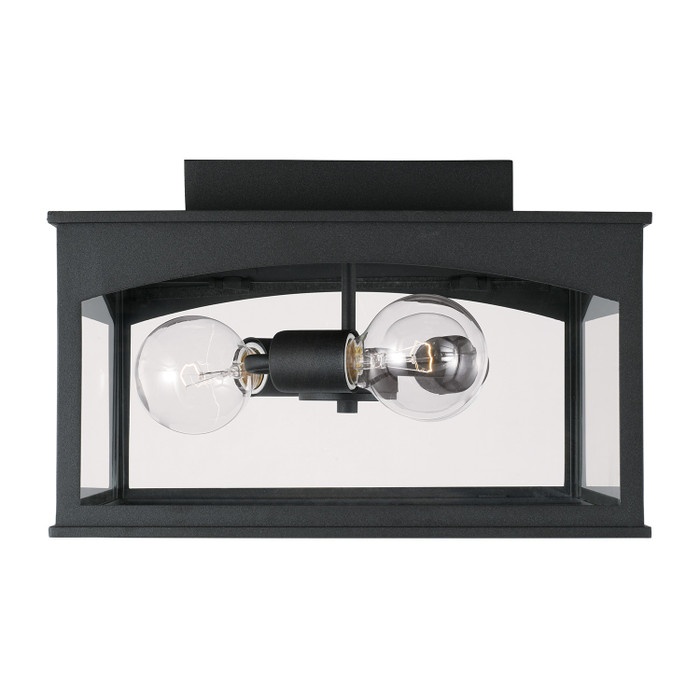 Capital Lighting CAP-946731 Burton Transitional 3-Light Outdoor Flush