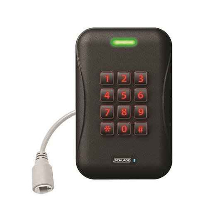Isonas KIT - RC Multi-Technology IP Reader-Controller with Keypad, 12 Key, Wall Mount, Single Gang, 125khz Proximity, 13.56 MHz Smart, 2.4 GHz Bluetooth, TLS1.2, DHCP, Indicating LED's, Backlit Keypad, PoE+, 10-13VDC, IP65, FCC, CE, UL