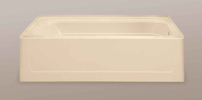 Mustee T6030RBN TOPAZ FIBERGLASS BATHTUB BONE RIGHT HAND