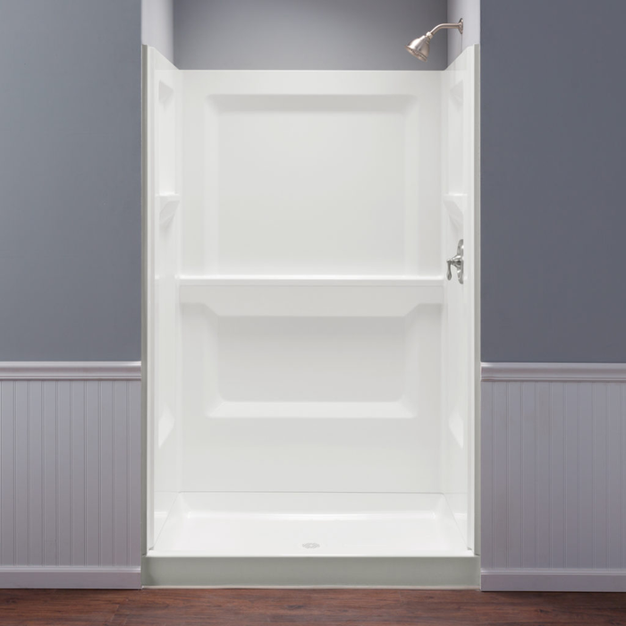 Mustee T6032L TOPAZ FIBERGLASS BATHTUB WHITE LEFT HAND 32x60