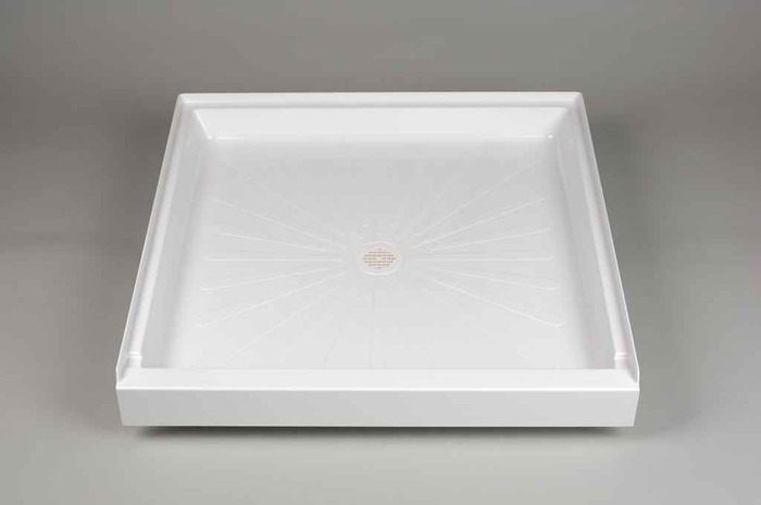 Mustee 4242M DURABASE SHOWER FLOOR 42X42 WHITE