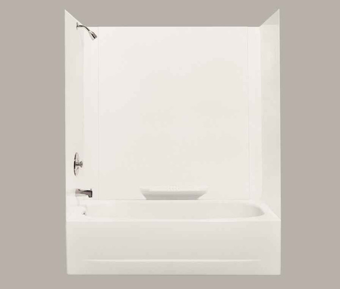 Mustee 350BT DURAWALL BATHTUB WALL BISCUIT FIBERGLASS 3 PC