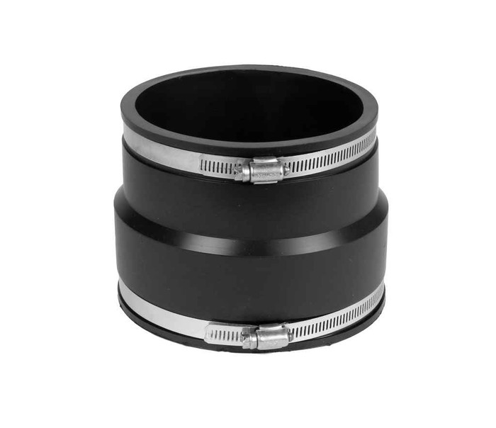 Fernco 1002-55 1002-55 5-in Clay to CI/PL Flexible PVC Coupling