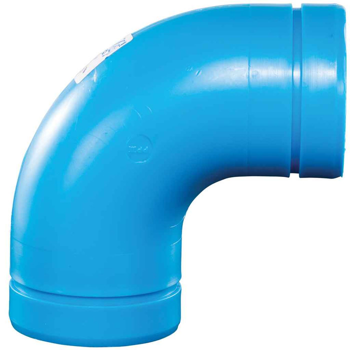Watts 710101 Elbow, 90 Degree, No Hub, 2 IN, Blueline