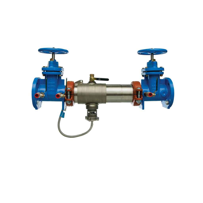 Watts 957-NRS 3 3 In SS Reduced Pressure Zone Assembly Backflow Preventer, NRS Shutoff Valves