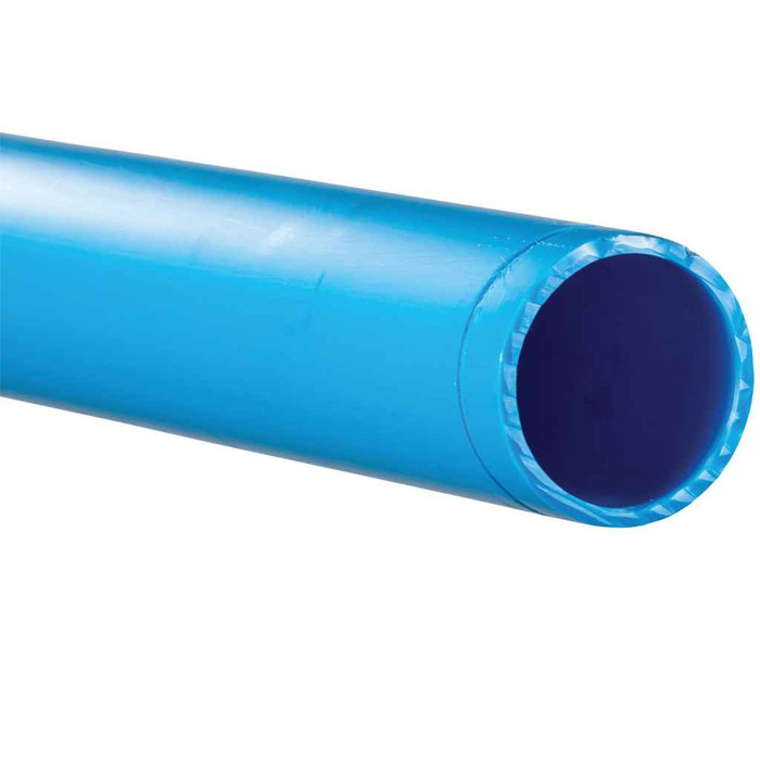 Watts BL-4SCH40-PIPE10FT Pipe, Acid Waste, Blueline PP, 4 IN, Sched 40, 10 FT