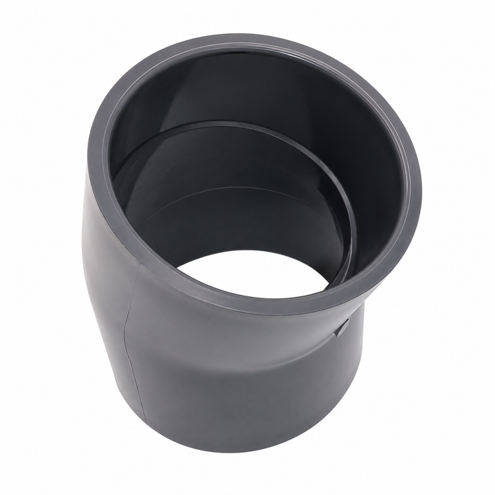 Spears 816-060 6" PVC Schedule 80 Socket Elbow, 22-1/2°