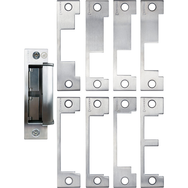 Camden CX-ED1799L-8 Fire Rated Dual Monitor Grade 1 Electric Strikes With 8 Faceplates