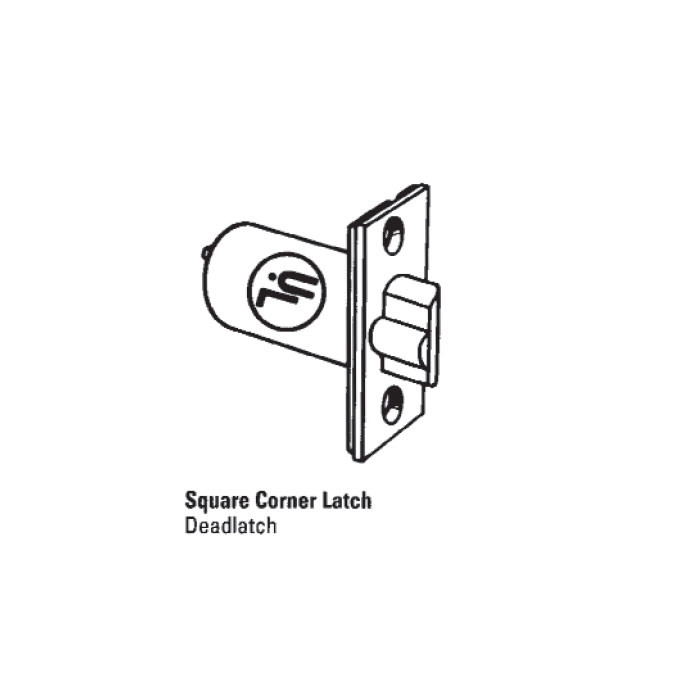 Schlage 2-3/4" Backset, 1" Housing Diameter, Square corner, 1-1/8" x 2-1/4"