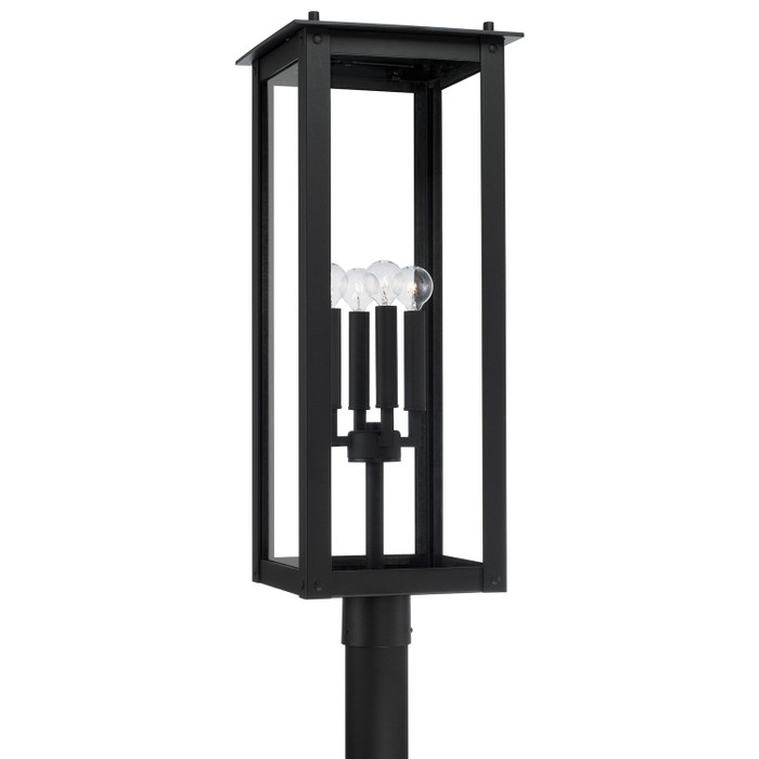 Capital Lighting CAP-934643-4 Hunt Transitional 4-Light Outdoor Post-Lantern