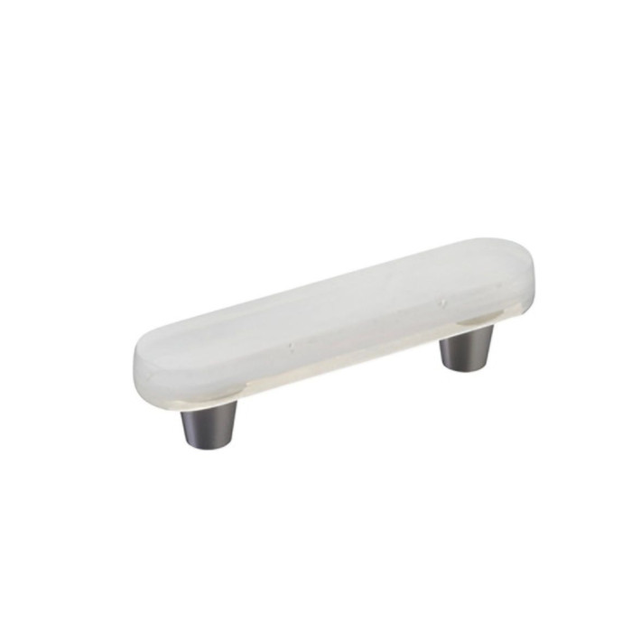 Schaub 211062 3" Fused Glass Oval Cabinet Pull with 4-1/2” x 1” Overall