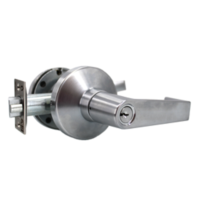 Command Access LPC190EU Cylindrical Lock, Low Current Motorized Latch Retraction, 24V EU Electric Unlock