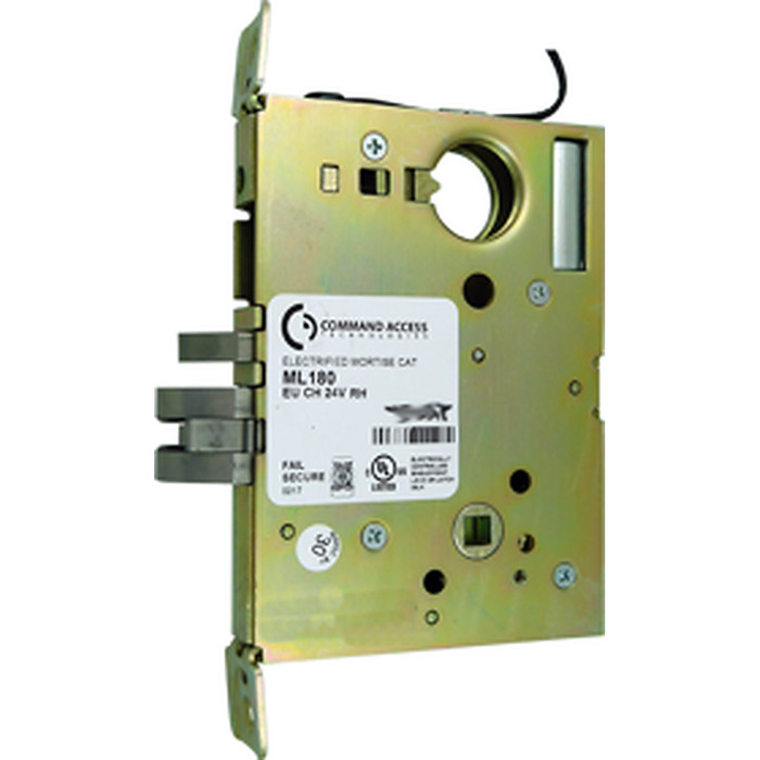 Command Access ML170EUCH 24V Electrified ML1 Classroom Mortise Lock Chassis with Fail Secure Operation