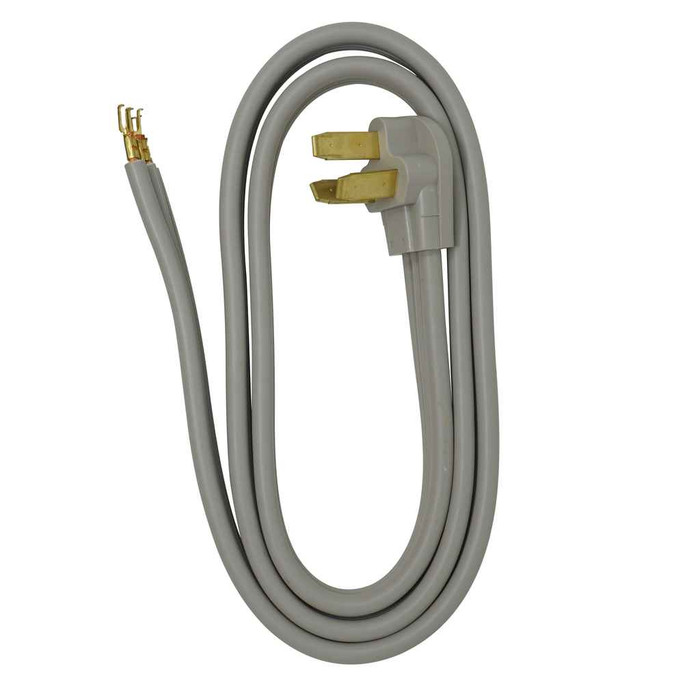 Southwire 90168809 9016SW8809 Range Replacement Cord - 6/2-8/1 50-AmpFlat SRDT 3-Wire 6' with NEMA 10-50 Plug - Gray