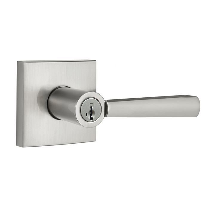 Kwikset 354SPL SMT SmartKey Entry Spyglass Lever with Square Rose