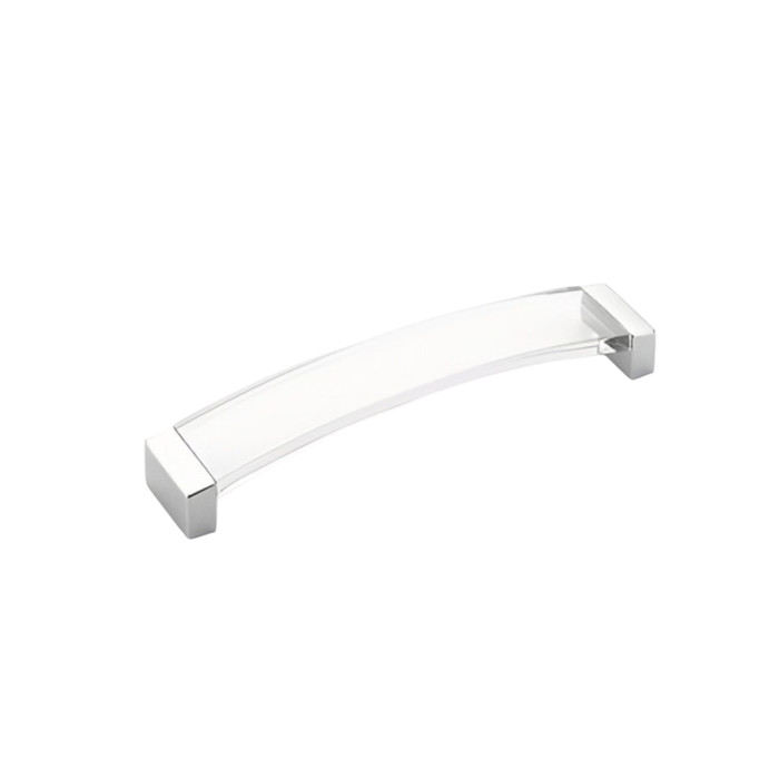 Schaub 322 8-13/16" Center to Center Positano Arch Clear Cabinet Pull