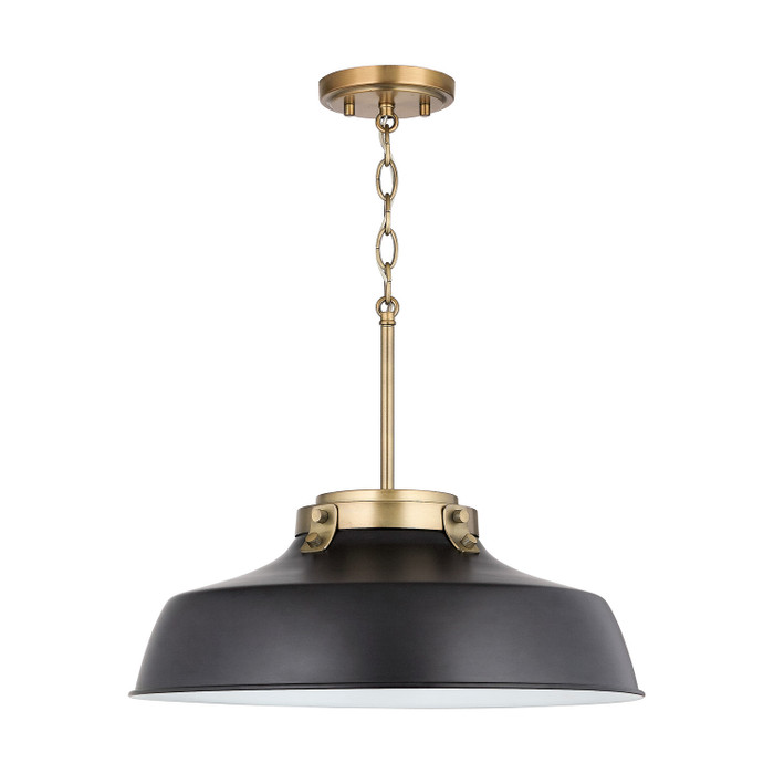 Capital Lighting CAP-9D331A Oakwood Urban / Industrial 1-Light Pendant