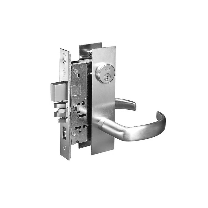 Accentra 8891FL Grade 1 Electric Mortise Lock, Augusta Lever, 24 Volt