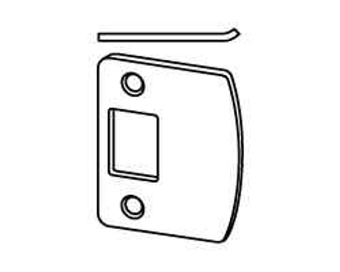 Schlage Residential 10-092 B Series Round Corner Full Lip Strike 1-5/8" x 2-1/4"