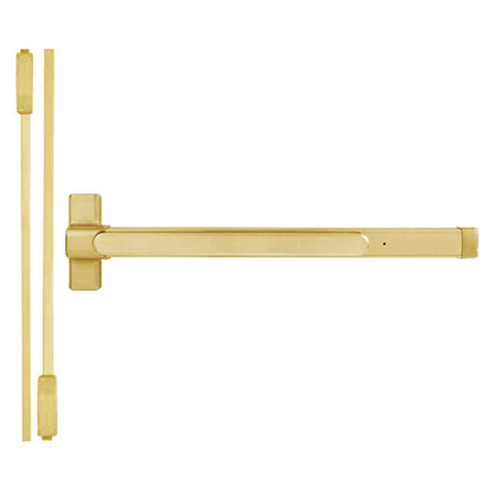 Stanley Security Grade 1 Heavy-Duty Narrow Stile Surface Vertical Rod Exit Device, Less Bottom Rod, with Hex-Key Dogging Stanley Security Grade 1 Heavy-Duty Narrow Stile Surface Vertical Rod Exit Device, Less Bottom Rod, with Hex-Key Dogging