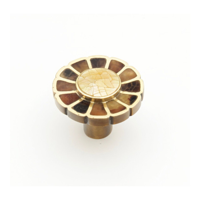 Schaub 953K 1-1/2" Floral Heirloom Treasures Cabinet Knob