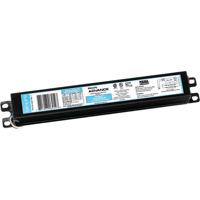 Advance Electronic Fluorescent Ballast 4-Lamp T8 32W 120-277V Instant Start