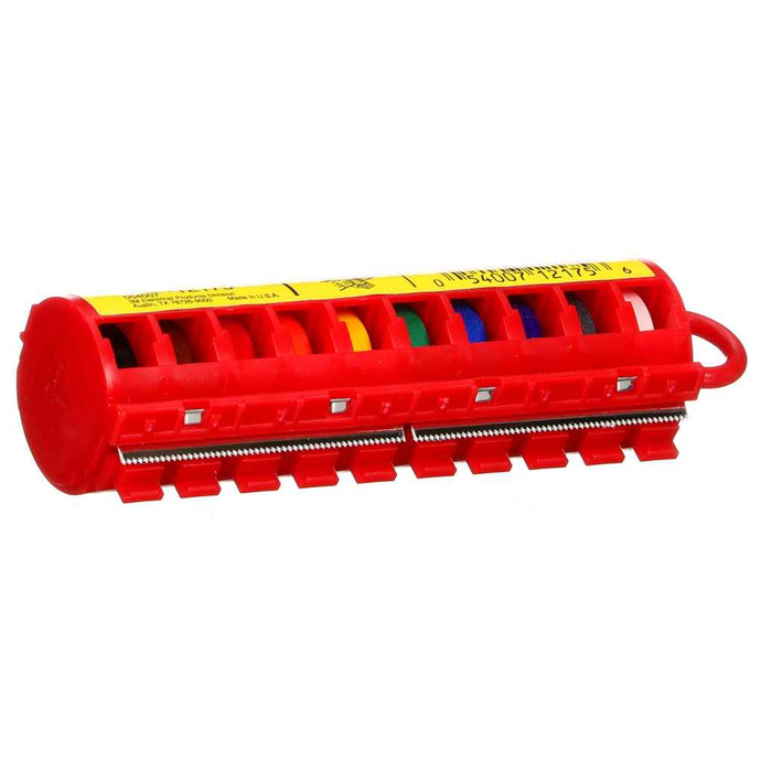 3M 7000031515 3M, ScotchCode, Wire Marker Tape Dispenser with Tape STD-C, compact design for easy handling, 25/Case