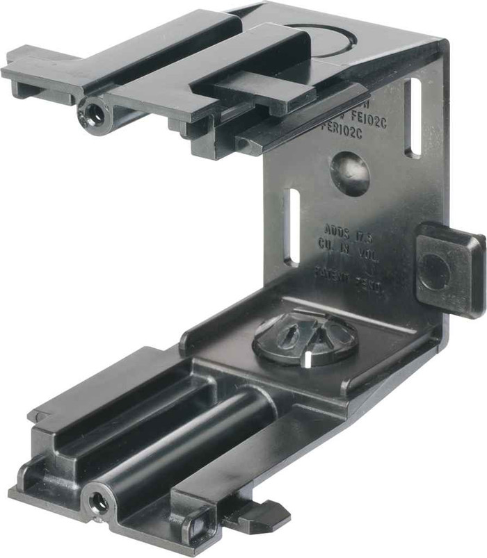 Arlington Industries FE102C Gangable plastic box center section. Adds 1-gang to Arlington FE102 and Arlington FES102.