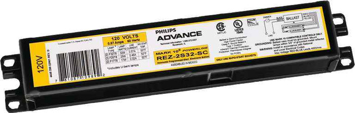 Advance REZ3S32SC35I ELE DIM BALLAST (3) F32T8 120V IC PACK