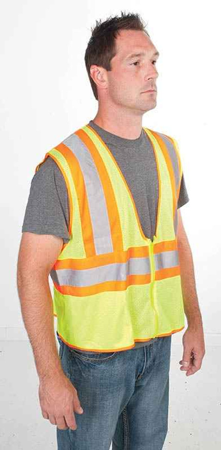 Greenlee 01761-02XL VEST, HI-VIS TRADESMN 2TONE, CLS 2, 2XL/3XL