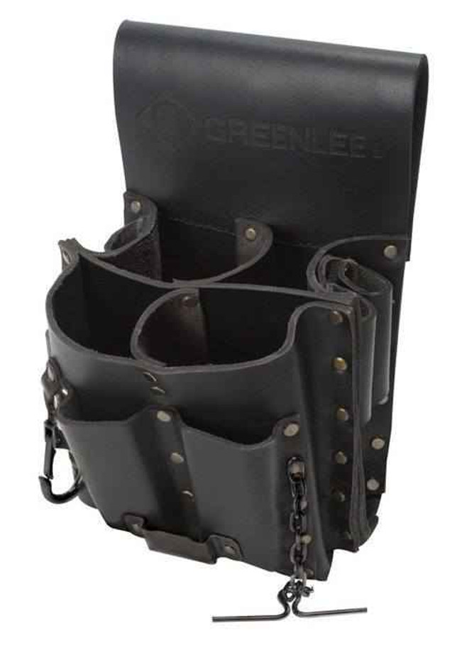 Greenlee 0258-11 Heavy-Duty 8-Pocket Leather Pouch