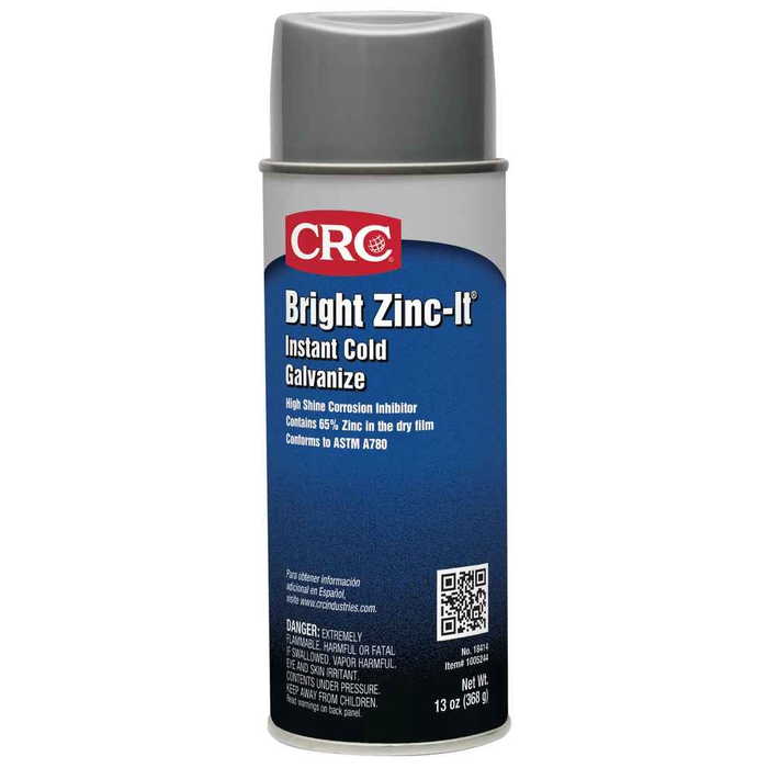 CRC Bright Zinc-It Instant Cold Galvanize Coating with Fast-Drying Formula
