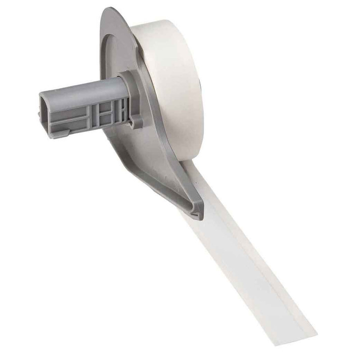 Brady M71C-500-595-WT BMP71"door/Outdoor Vinyl Labels, 0.5" H x 0.5" W x 50' L, White