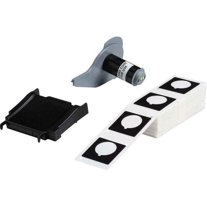 Brady M71EP-169-593-BK BMP71 Foam Backed Raised Panel Labels, 1.8" H x 1.8" W, Box of 100 Labels, Black