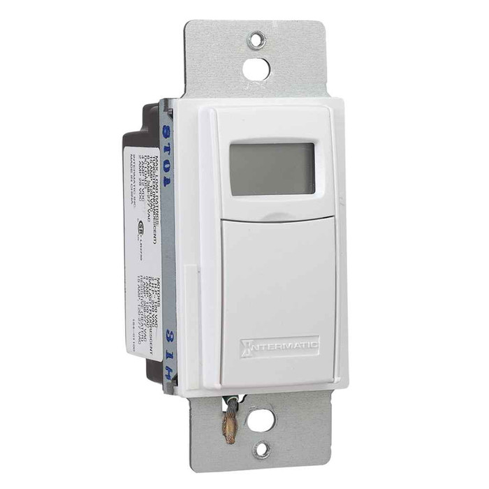 Intermatic ST01 7-Day Heavy-Duty Programmable Timer, 120-277 VAC, 15A, White Intermatic ST01 7-Day Heavy-Duty Programmable Timer, 120-277 VAC, 15A, White