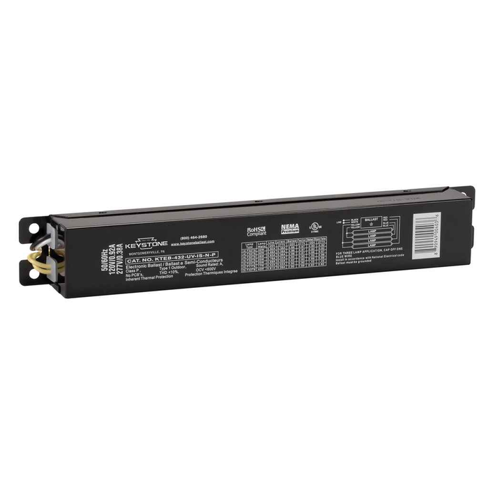 Keystone KTEB-432-UV-IS-N-P-DP 4 x F32T8