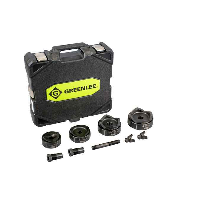 Greenlee Speed KO Conduit Knockout Punch Kit 2-1/2" to 4" with No-Thread Design