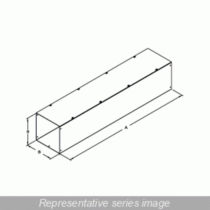 Hammond Manufacturing CWSC1248NK SC STR SECTION 12X12X48 W/O KO - 12 x 12 x 48