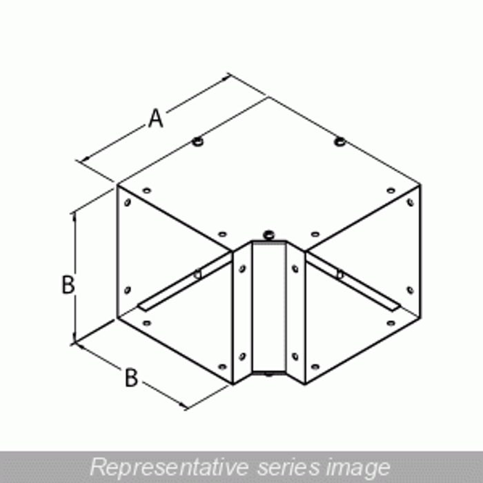 Hammond Manufacturing CWEL1090 ELBOW 090 DEG 10X10