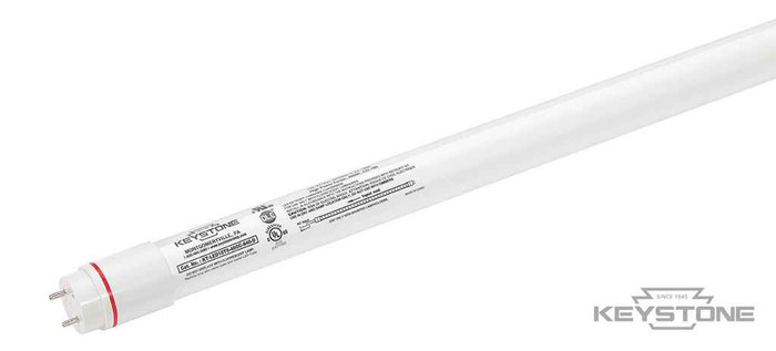 Keystone KT-LED14.5T8-48G-835-DX2 14.5W, 1900 Lumen, 240' Beam Angle, Ballast Bypass, DLC 4.0