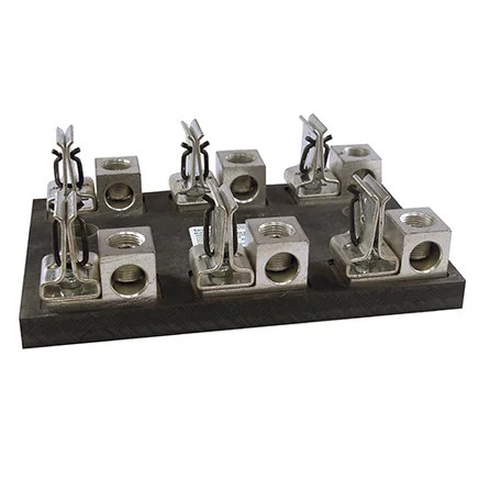 Mersen Class J Fuse Block 600VAC/600VDC 200A 3-Pole with Side-Clip Installation