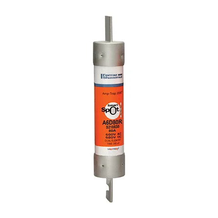Mersen Class RK1 Time-Delay Fuse 80A 600VAC/600VDC with SmartSpot Indication System