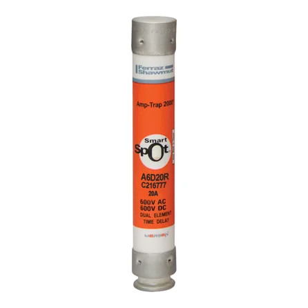 Mersen Class RK1 Time-Delay Fuse 20A 600VAC/600VDC with SmartSpot Indication System