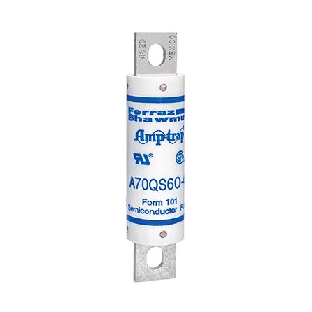 Mersen Amp-Trap A70QS High Speed Fuse 700VAC/700VDC 60A Bolted Blade Terminal