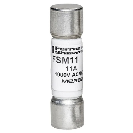 Mersen FSM11 Multi-Meter Fuse 11A 1000VAC/1000VDC Fast-Acting Ferrule Terminal