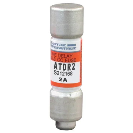 Mersen ATDR2 Fuse ATDR - Class CC - Time-Delay 600VAC 300VDC 2A Ferrule Amp-Trap 2000
