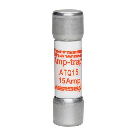 Mersen ATQ Midget Time-Delay Fuse 15A 500VAC Ferrule Terminal