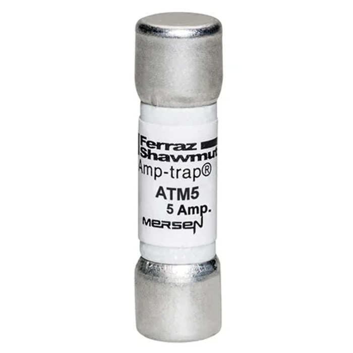 Mersen ATM5 Midget Fast-Acting Fuse 5A 600VAC/600VDC Ferrule Terminal