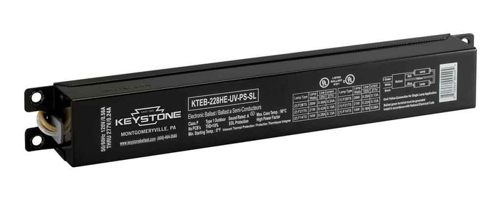 Keystone KTEB-228HE-UV-PS-SL-CP 2xF28T5HE